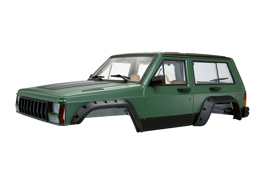 313 мм Колесная база полный Jeep Cherokee XJ жесткого тела комплект для 1/10 RC комплект автомобильных принадлежностей для передней и задней оси SCX10& SCX10 II 90046 Traxxas TRX4