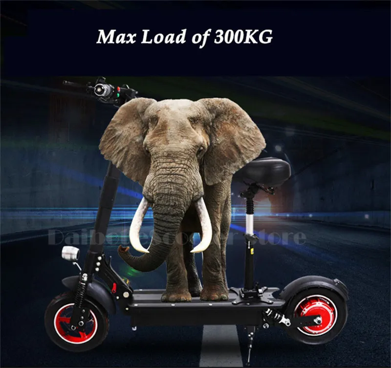 Folding Electric Scooter Two Wheels Electric Scooters 10'' Single Motor 1000W 48V Portable Electric Bikes Adults   (5)