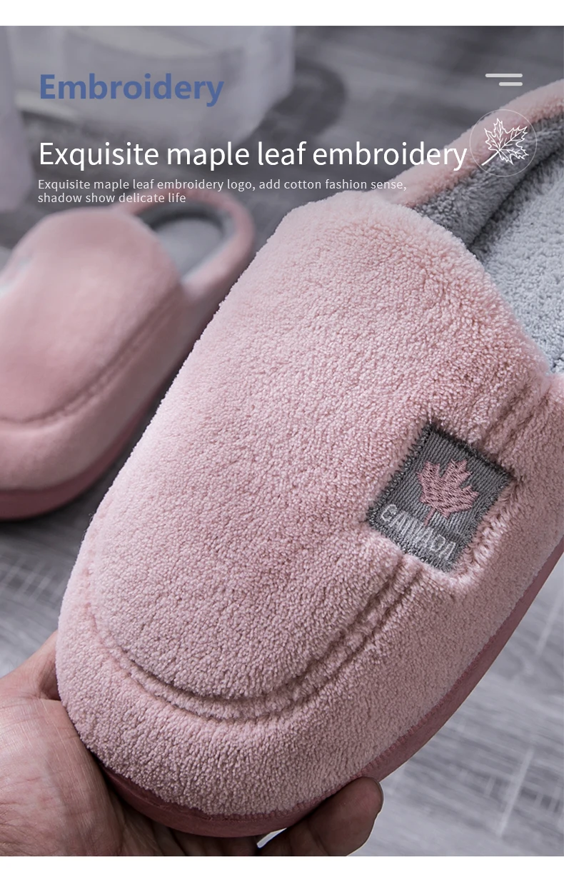 TZLDN/зимние женские короткие плюшевые домашние тапочки; домашние теплые хлопчатобумажные туфли на плоской подошве унисекс; повседневная обувь для спальни и гостиной