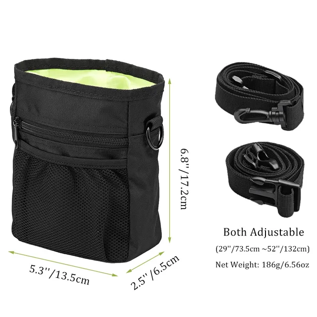 Pet Dog Training Treat Snack Bait Portable Pet Feed Pocket Pouch Waist Back Outdoor Pouch Food Bag Dogs Snack Bag Pack 2