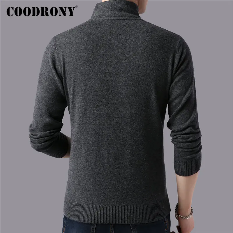 COODRONY Brand Fashion Turtleneck Sweater Men Winter Thick Warm Sweaters Pure Merino Wool Pullover Men 2019 New Pull Homme 93035 COODRONY Brand Fashion Turtleneck Sweater Men Winter Thick Warm Sweaters Pure Merino Wool Pullover Men 2019 New Pull Homme 93035