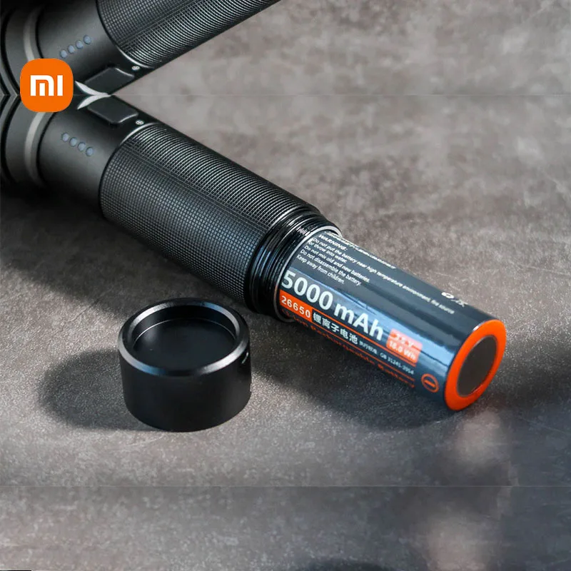 Уличный светодиодный фонарик XIAOMI Ультраяркий с аккумулятором 5000 мАч 380 лм М