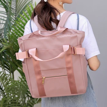 

New College Style Anti-Theft Women's Backpack Large Capacity Multi-Function Fashion School Bag Portable Travel Shoulder Bag