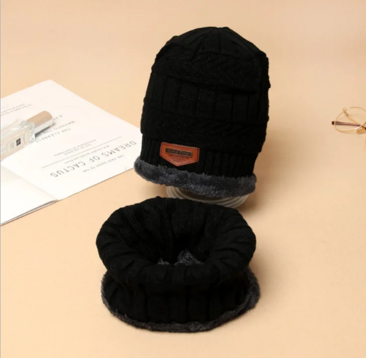 Baby Hat Scarf Coral Fleece Caps For Boy Girl Cotton Spring Autumn Winter Children Beanies Kids Photography Props Christmas
