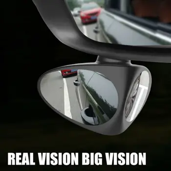 

2 in 1 Car Blind Spot Mirror Wide Angle Mirror 360 Rotation Adjustable Convex Rear View Mirror View front wheel Car mirrors