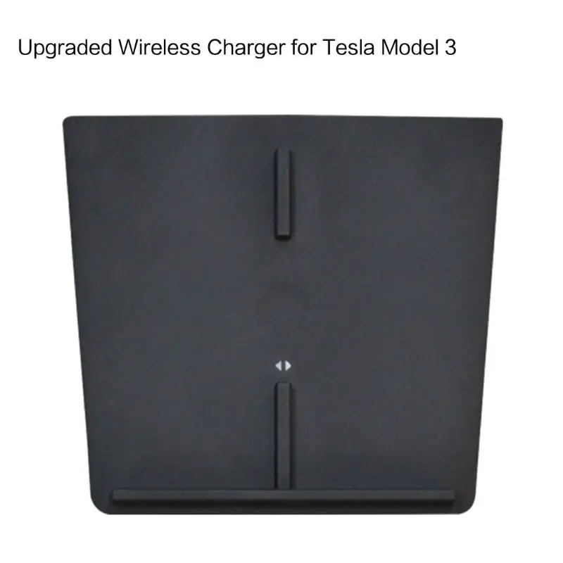 

Fast Charger Wireless Charging Stand with Dual USB Ports for Tesla Model 3 Center Console Accessories for iPhone Samsung Galaxy
