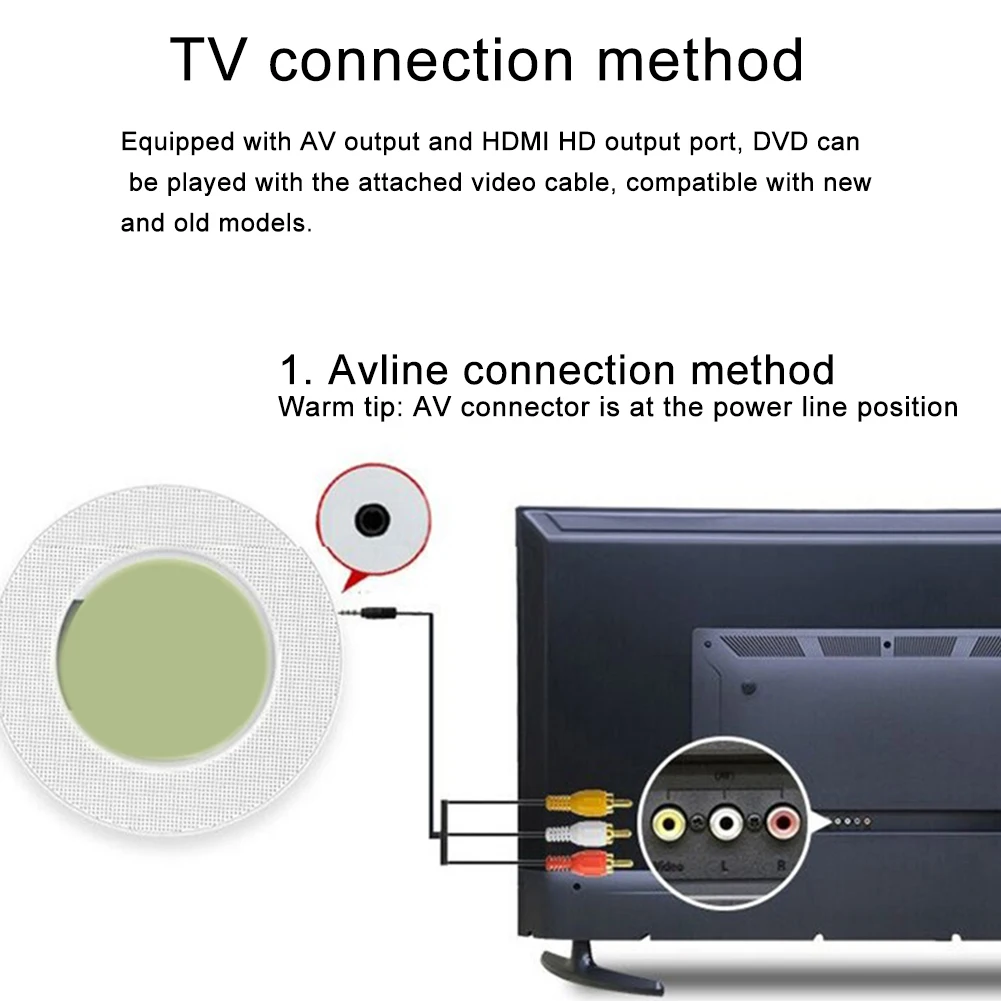 Настенный HiFi Bluetooth динамик DVD CD плеер дистанционное управление FM радио портативный HDMI/AUX/USB светодиодный дисплей будильник динамик