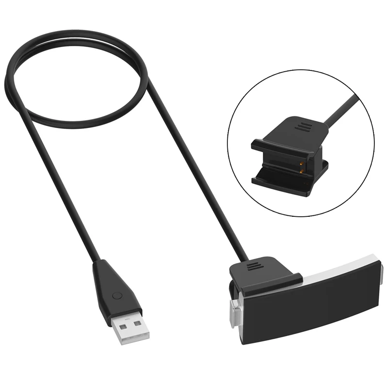 Замена usb зарядки Колыбель кабель с кнопкой сброса для Fitbit Alta HR 1 м LX9A