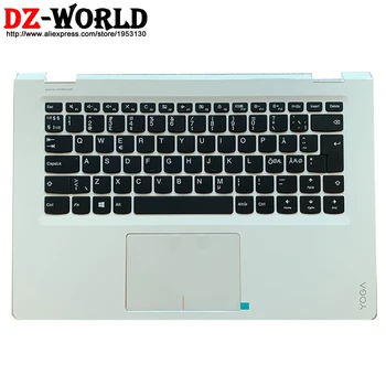 

Shell C Cover Palmrest Upper Case With Nordic Keyboard Touchpad for Lenovo Yoga 510-14IKB ISK AST Flex 4-1470 Laptop 5CB0L67198