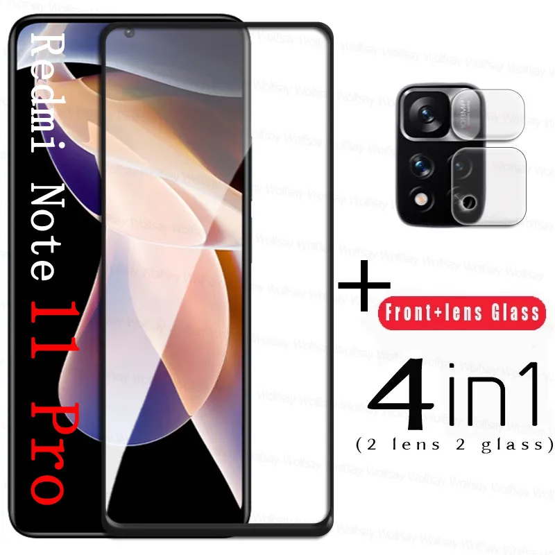 Закаленное стекло для Xiaomi Redmi Note 11 Pro 10S 10 Защитная пленка объектива 9H 9A 9 T |