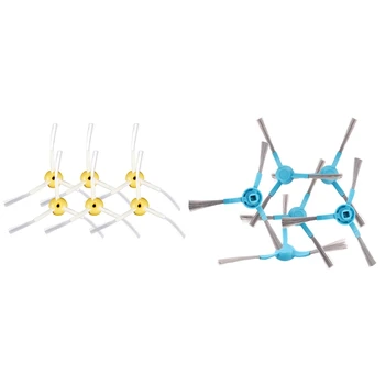 

12 Pcs Side Brush Robot er Accessories: 6 Pcs for Irobot Roomba 500 564 56708 Series & 6 Pcs for Conga 3090 3490