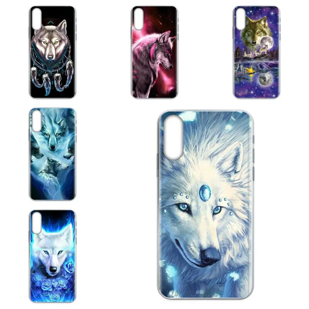 Soft Cellphone Transparent For Huawei Nova 2 V20 Y3II Y5 Y5II Y6 Y6II Y7 Y9 G8 G9 GR3 GR5 GX8 Prime 2018 2019 Cool Mystic Wolf | Мобильные