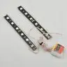 Wotefusi 2 X 12 LED Strobe Flash Decorative Strip Light Colorful in stock