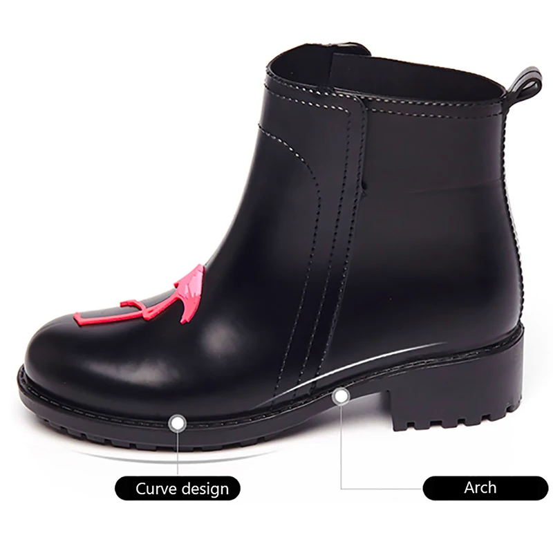 DRIPDROP Резиновые сапоги женские Ботинки Обувь женская весна Фламинго Ботильоны