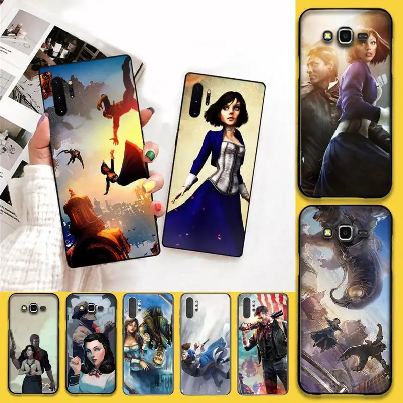 Мягкий чехол для телефона PENGHUAWAN Bioshock infinite Black Капа Samsung Galaxy J7 J8 J6 Plus 2018 Prime Note 7 8 9 10 pro