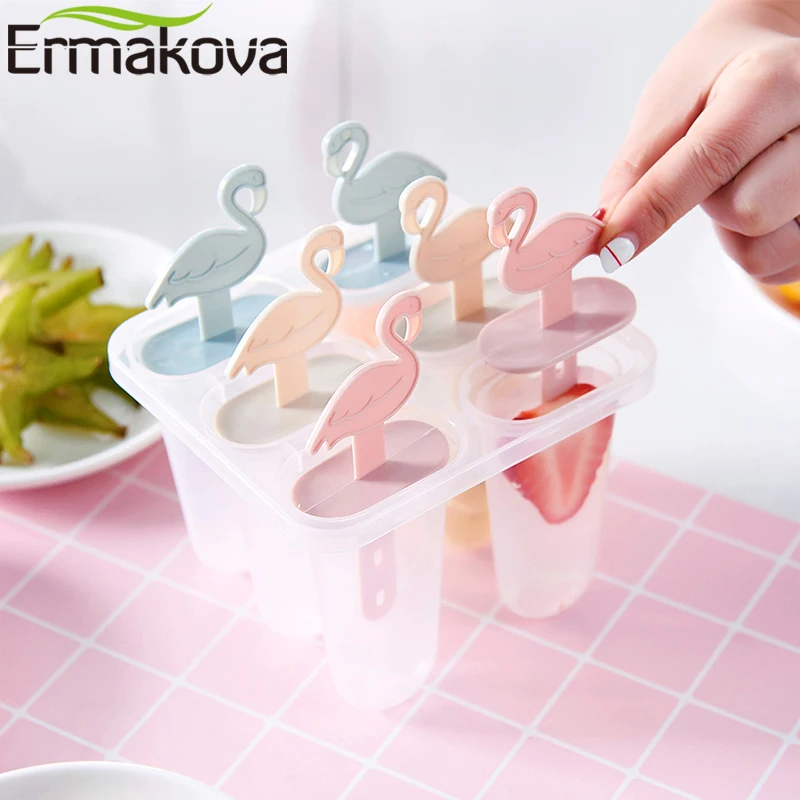 ERMAKOVA лоток для мороженого формы многоразовая форма сделай сам пластиковые