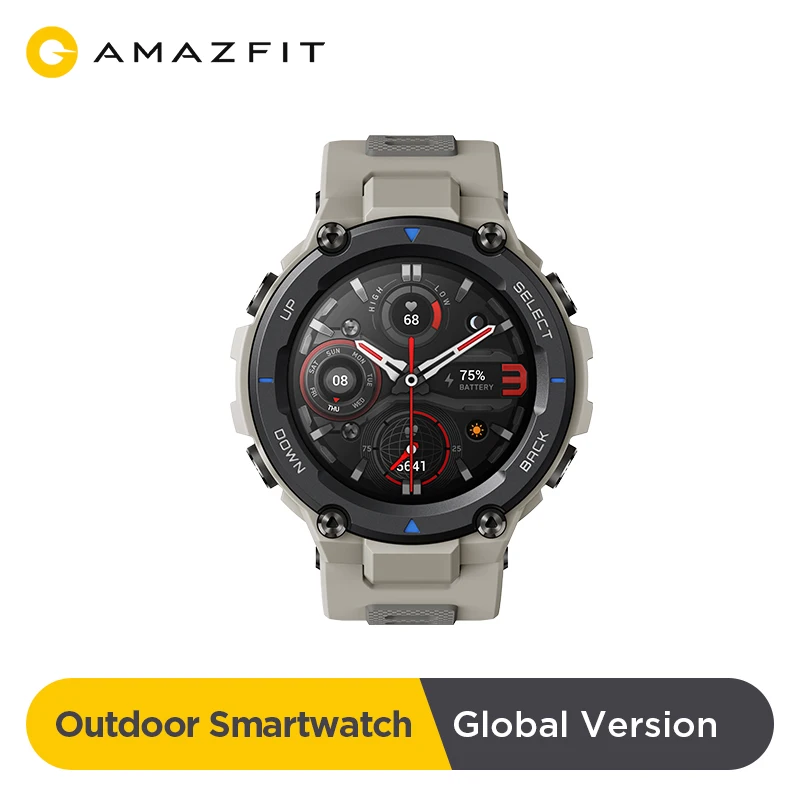 Refurbished machine Amazfit T rex T-rex Smartwatch Control Music 5ATM Smart  Watch GPS/GLONASS 20 days battery life MIL-STD - AliExpress