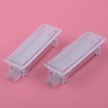 

2pcs Interior LED Courtesy Luggage Footwell Under Door Lamp Light Car Fit For 1 3 5 6 7 Series E81 E82 E90 E91 E60 E61 E63 E65