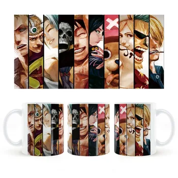 

OUSSIRRO Creative Ceramic One Piece Mug Special Slotted Cup Breakfast bowl Home Office for Tea Drinker