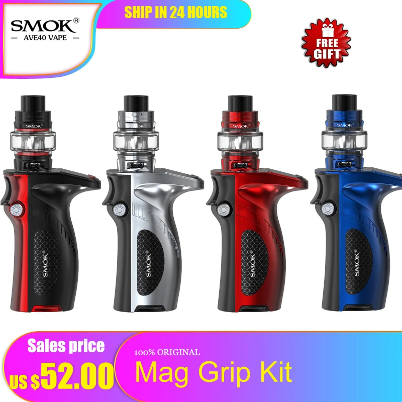 Smok электронные сигареты Mag Grip Kit TFV8 Детские V2 танк Box Mod испаритель S1 S2 Катушки
