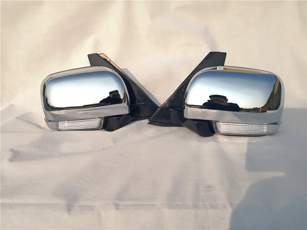 hromeElectricControlHeatFoldAntifogSideMirrorWithSignalLamp