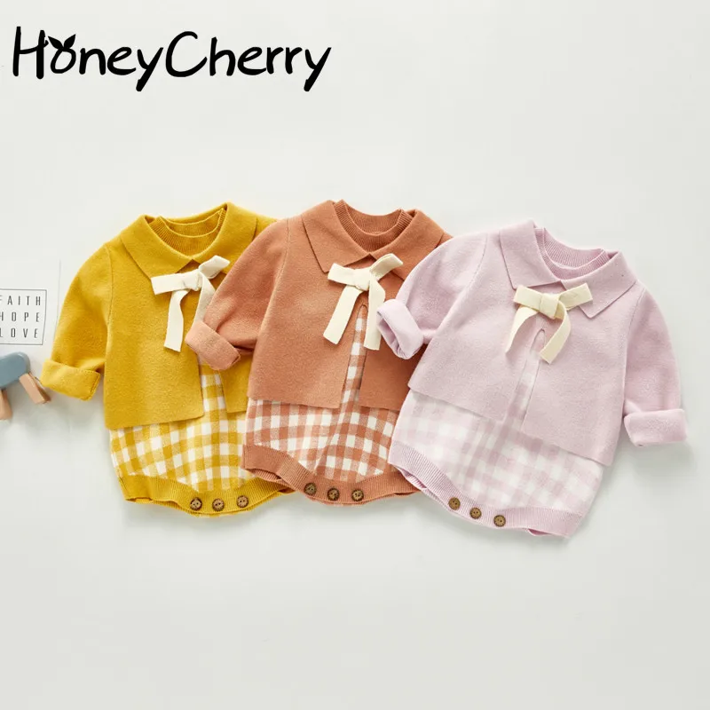 

2020 Autumn New Baby Suit Plaid Vest Garments All-match Jacket Two-Piece Set toddler girl clothes