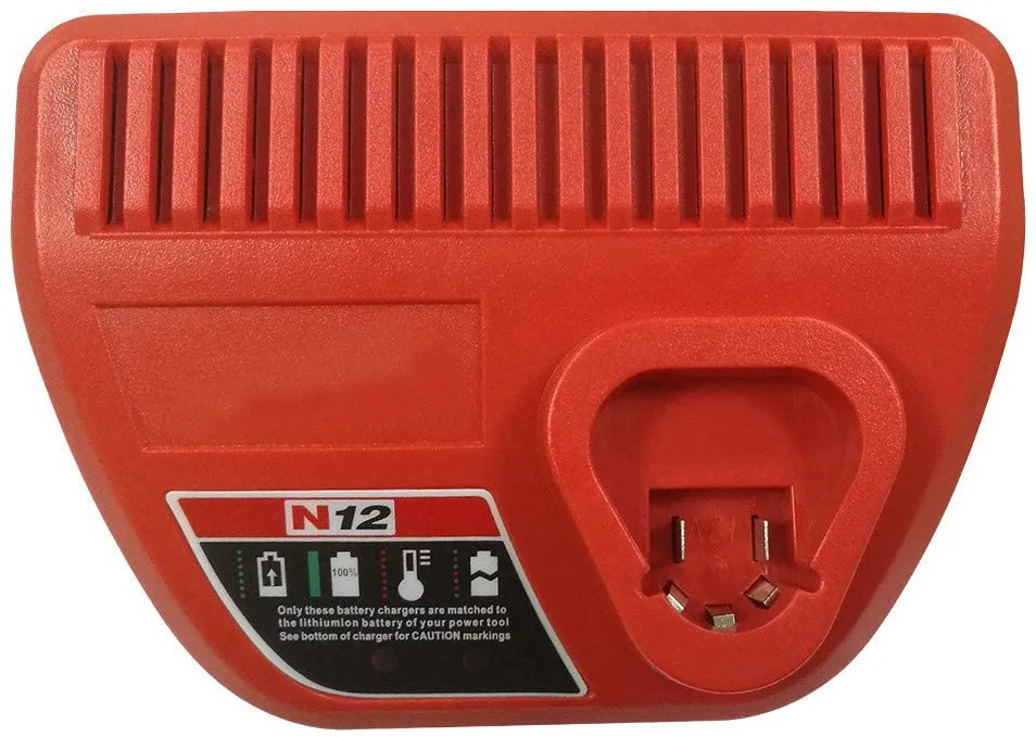 18V 12V Multi Voltage Rapid Charger 48-59-1808 Compatible With Milwaukee M18 18V Or M12 12V 48 59 1812 48 59 1808 48 59 1810 48 59 2401 48 59 1204 Lithium Io