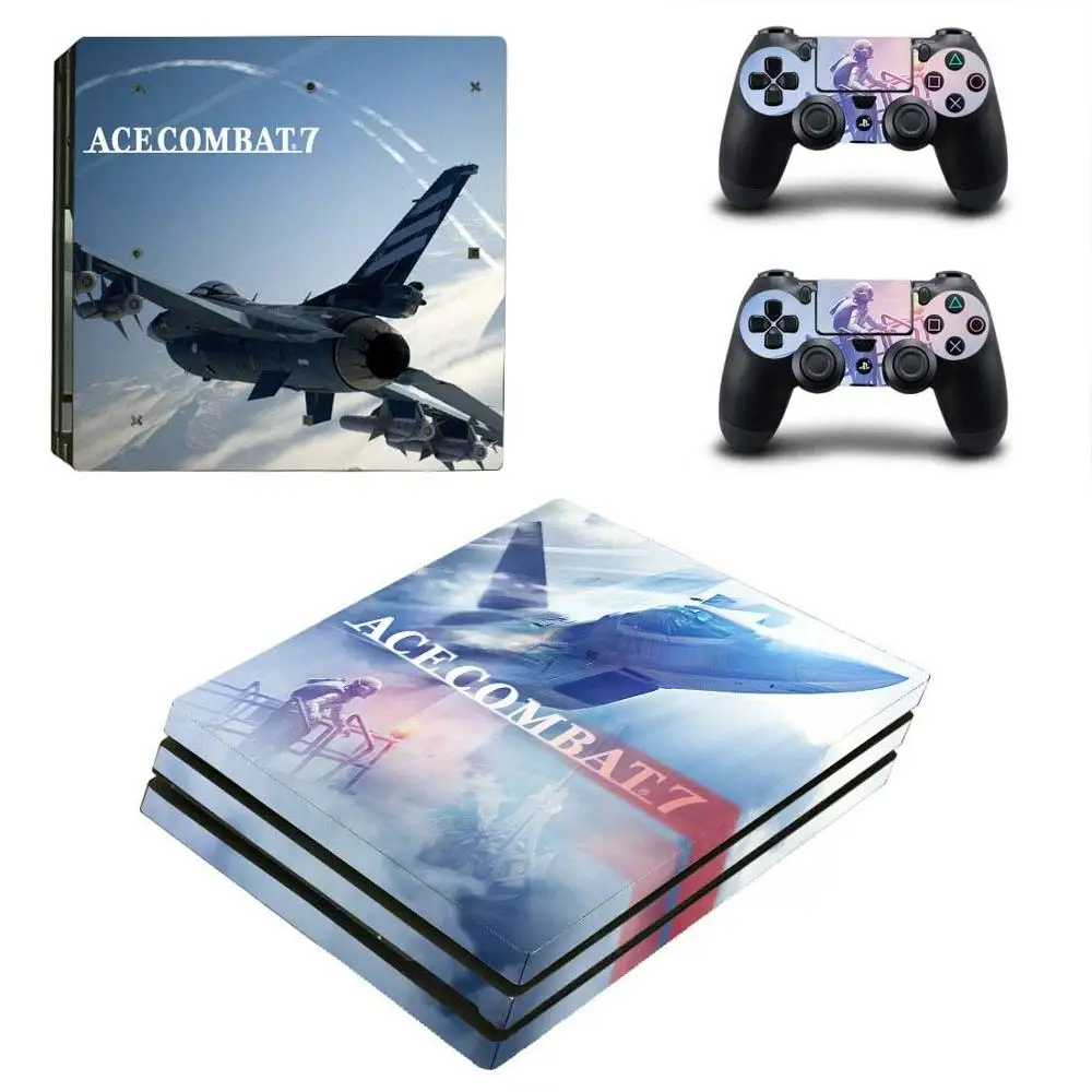 PS4 Pro Ace Combat 7 наклейка s PS 4 Play station 4 Pro виниловые наклейки на кожу Pegatinas для playstation 4 Pro консоль и контроллер - Цвет: YSP4P-3126