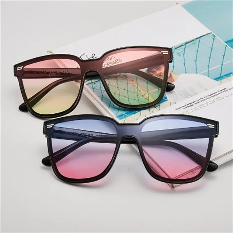 

CURTAIN Fashion Brand Designer Square Sun Glasses Female 2020 New Women Oversized Sunglasses Vintage UV400 gafas de sol Eyewear