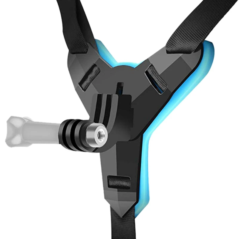 

New Fixing Bracket Motorcycle Helmet Chin Holder Integrated Helmet Belt for Gopro Hero 7/6/5/4