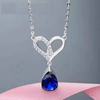 

Korean version of the small fresh jewelry s925 love pendant necklace for ladies