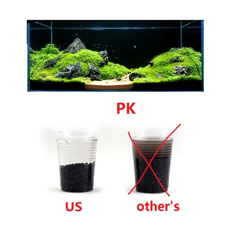 100g Aquarium Substrate Float Grass Clay Aquarium Soil For Waterweeds Water Plants Safe& Non-Toxic Aquarium Gravel Decoration