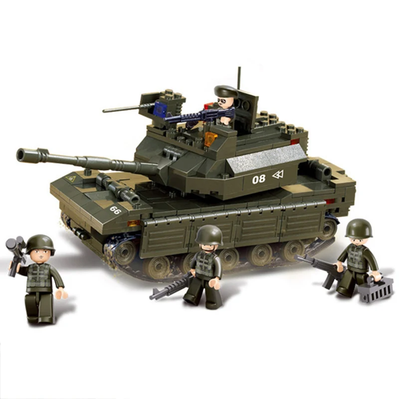 

Compatible legoingly Military headquarters a transport ww2 Tank Armored vehicle building Blocks boys child toys world war