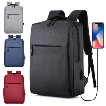 

Women USB Port Zipper Waterproof Laptop Business Backpack School Bag Daypack Notebook Laptop Computer Shoulders Backpack Men