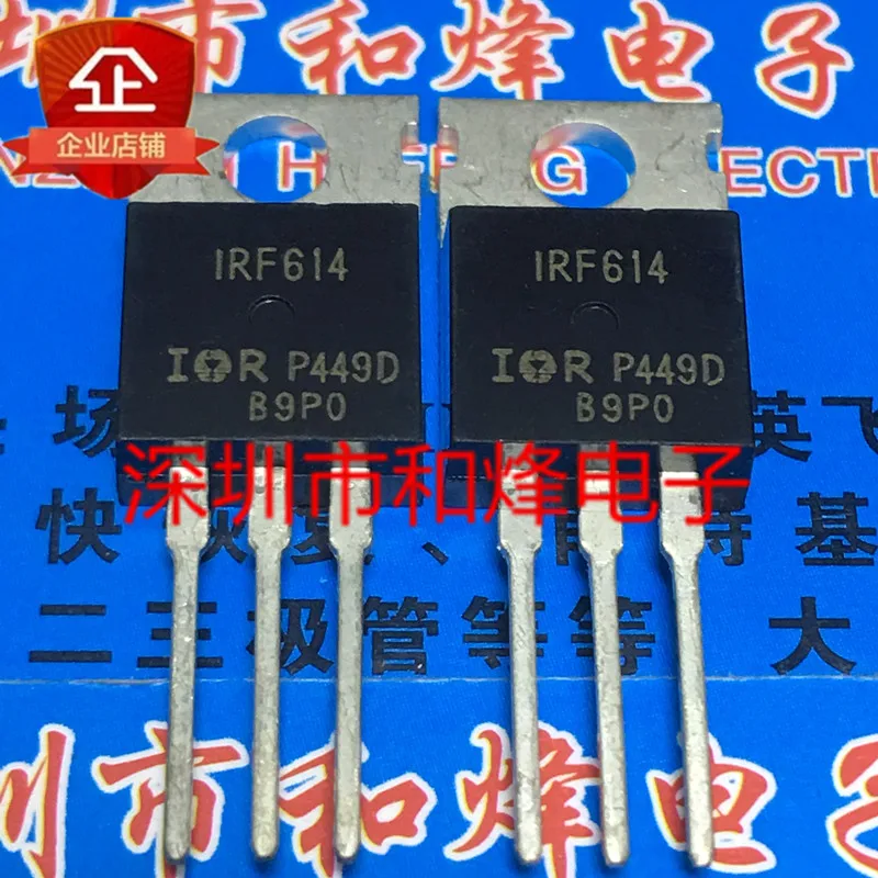 

Оригинал 10 шт./IRF614 TO-220 250V 2A