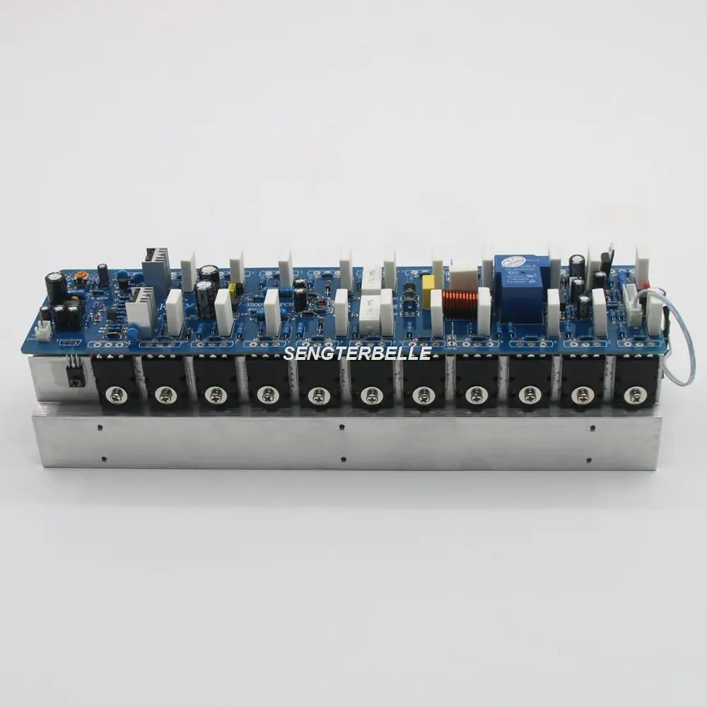 

Собранная 1500 Вт HiFi TTC5200 ttaспециальный моно усилитель мощности, плата, усилитель высокой мощности с радиатором