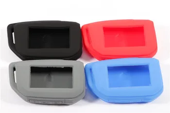 

Silicone Case KGB FX10 LCD Remote Control Key Fob Case for Russian Version KGB FX-10 two way car alarm system Cover