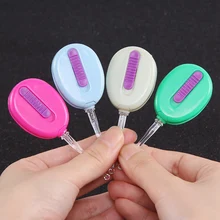 Детский безопасный светильник для ушей, съемная светящаяся Ушная ложка, случайные цвета