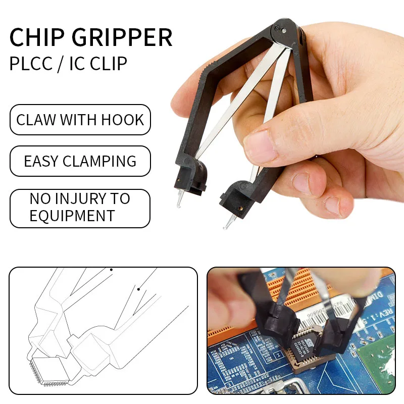 Экстрактор IC Chip U Sahpe для печатной платы компоненты извлечения удаление ЦП зажим
