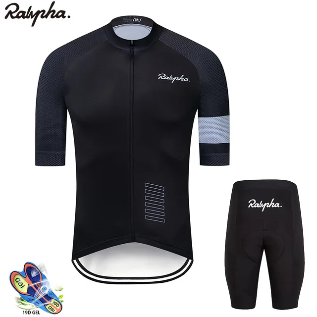 

2020 Ralvpha Ropa Ciclismo Cycling Jersey Clothes Bib Shorts Set Gel Pad Mountain Cycling Clothing Suits Outdoor Mtb Bike Wear