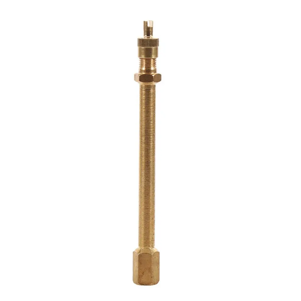 

100mm Auto Car Truck Motorcycle Tire Wheel Valve Stem Brass Extension Pole Caps Straight Extender