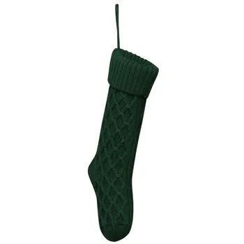 

JAYCOSIN Socks Women Winter Christmas Gift Bags Solid Knitting Long Socks High Socks Fashion Cute Tree Ornaments Socks Women 920