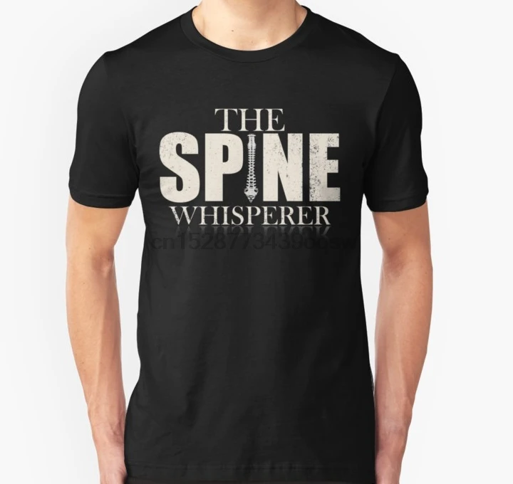 Мужская футболка The Spine Whisperer Chiropractor с принтом Футболки|Футболки| |