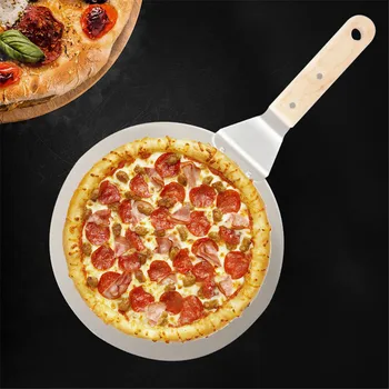 

Stainless Steel Pizza Shovel Non Stick Pastry Spatula Pizza Peel Paddle Cake Shovel Pizza Baking Pastry Tool Kitchen Accessories