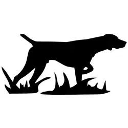 17,8*8,7 см охотничья собака наклейки на окно стильная яркая виниловая наклейка на окно Стайлинг Аксессуары для бампера черный