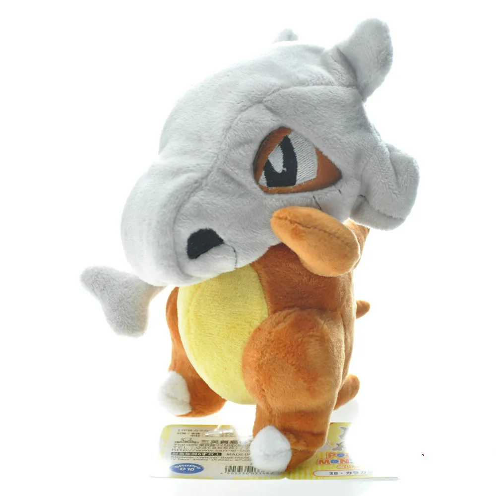 TAKARA TOMY 16 см pokemon Cubone животных плюшевые игрушки для детей Съемный шляпа рождественские подарки