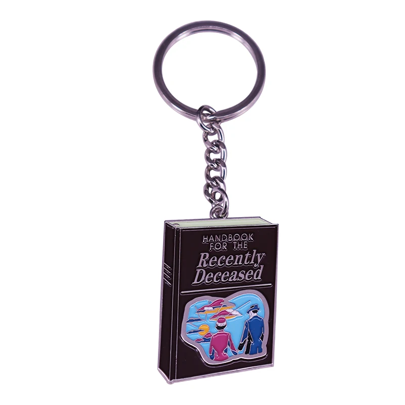 

Книга в фильмах-брелок Beetlejuice, книга для недавно умерших брелоков