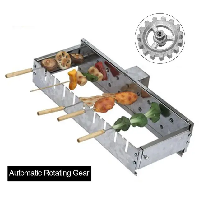 Diy Automatikus Forgó Fogaskerék Grillező Tartozékokhoz Alumínium Barbecue Keret Motor Fogaskerékek - Image 2
