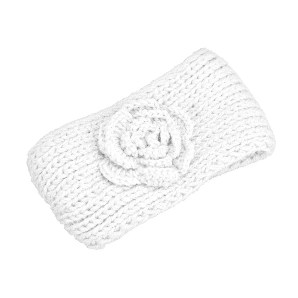 2019 Winter Warmer Knitted Elastic Wide Headbands Turban Lady Women Wide Stretch Solid Hairband Headwrap Hair Accessories 923