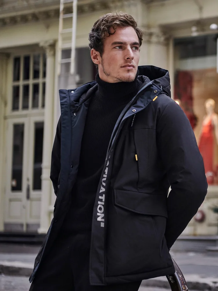 

Bosideng Winter Down Parkas Mens Quality Thick Hooded Parka Male Windbreaker Warm Duck Down Jackets Men Coats B90141343